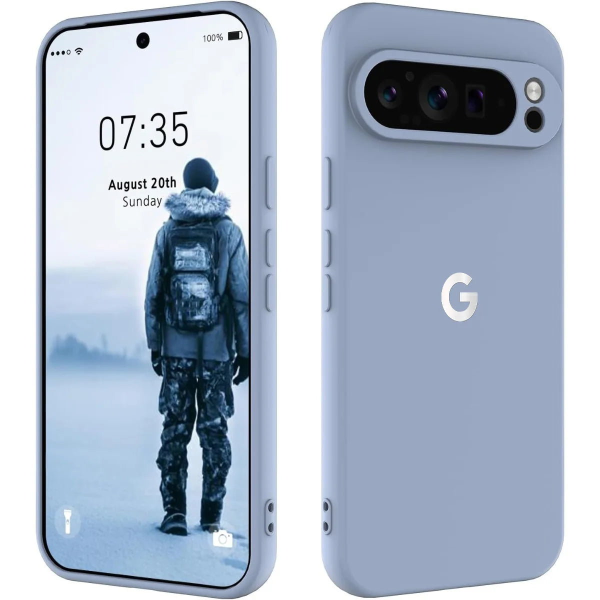 Funda protectora de silicona suave para Google Pixel