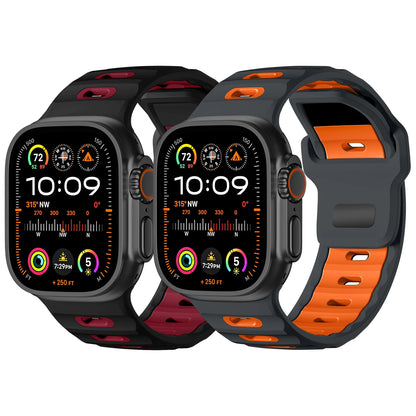 2-Pack Silicone Sport Bands for Apple Watch