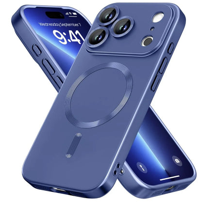 MagSafe Shockproof Matte iPhone Case with Camera Protector