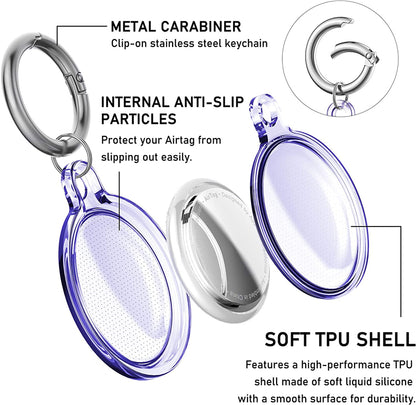 Waterproof AirTag Protective Keychain Case