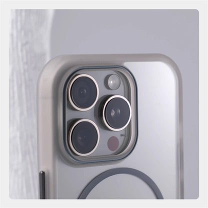 Luxury Clear MagSafe Bumper iPhone Case
