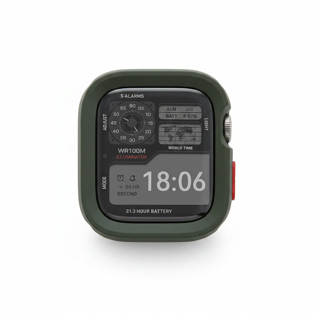 Soft Silicone Apple Watch Protective Case