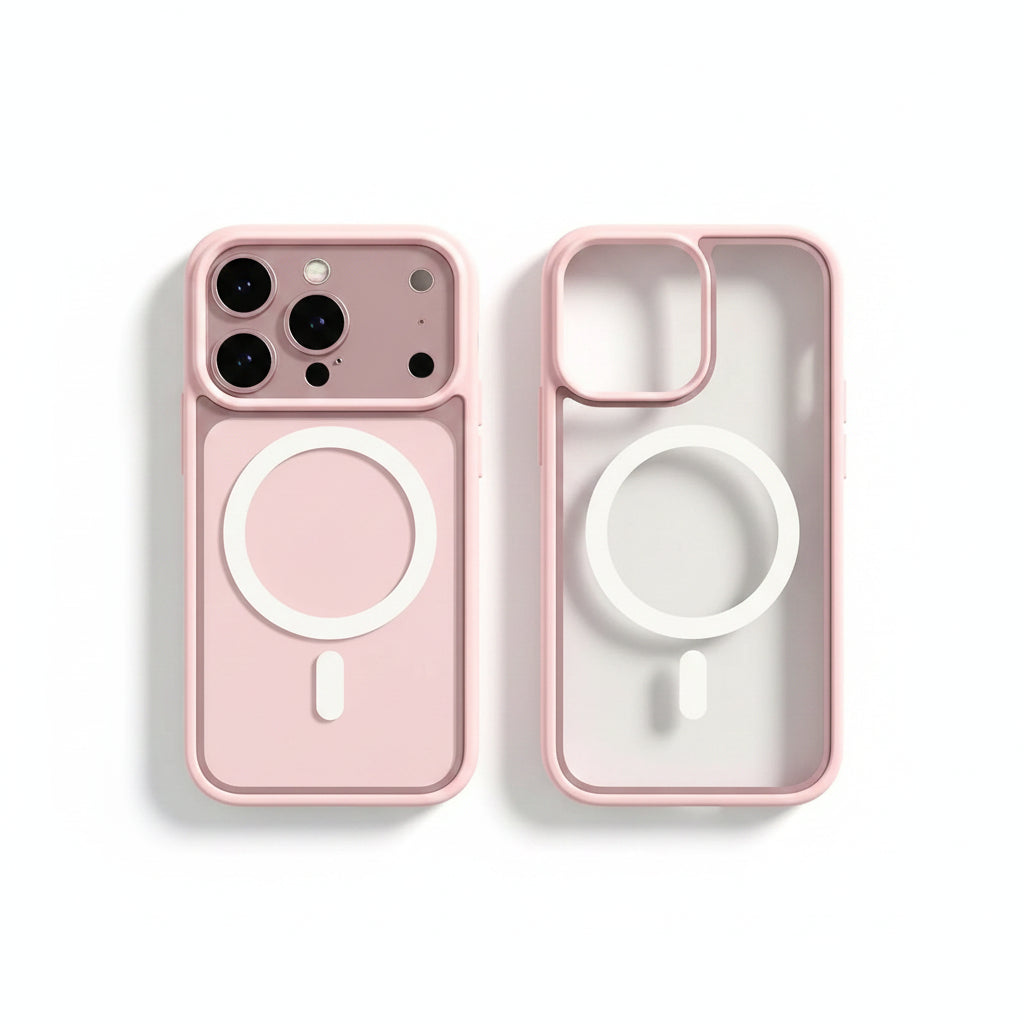 Funda de acrílico transparente para iPhone con MagSafe