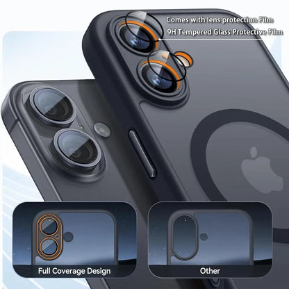 Funda de lujo mate MagSafe Armor para iPhone
