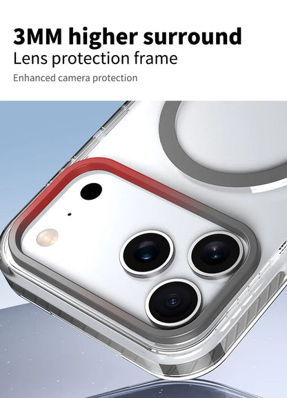 Luxury Clear MagSafe iPhone Case