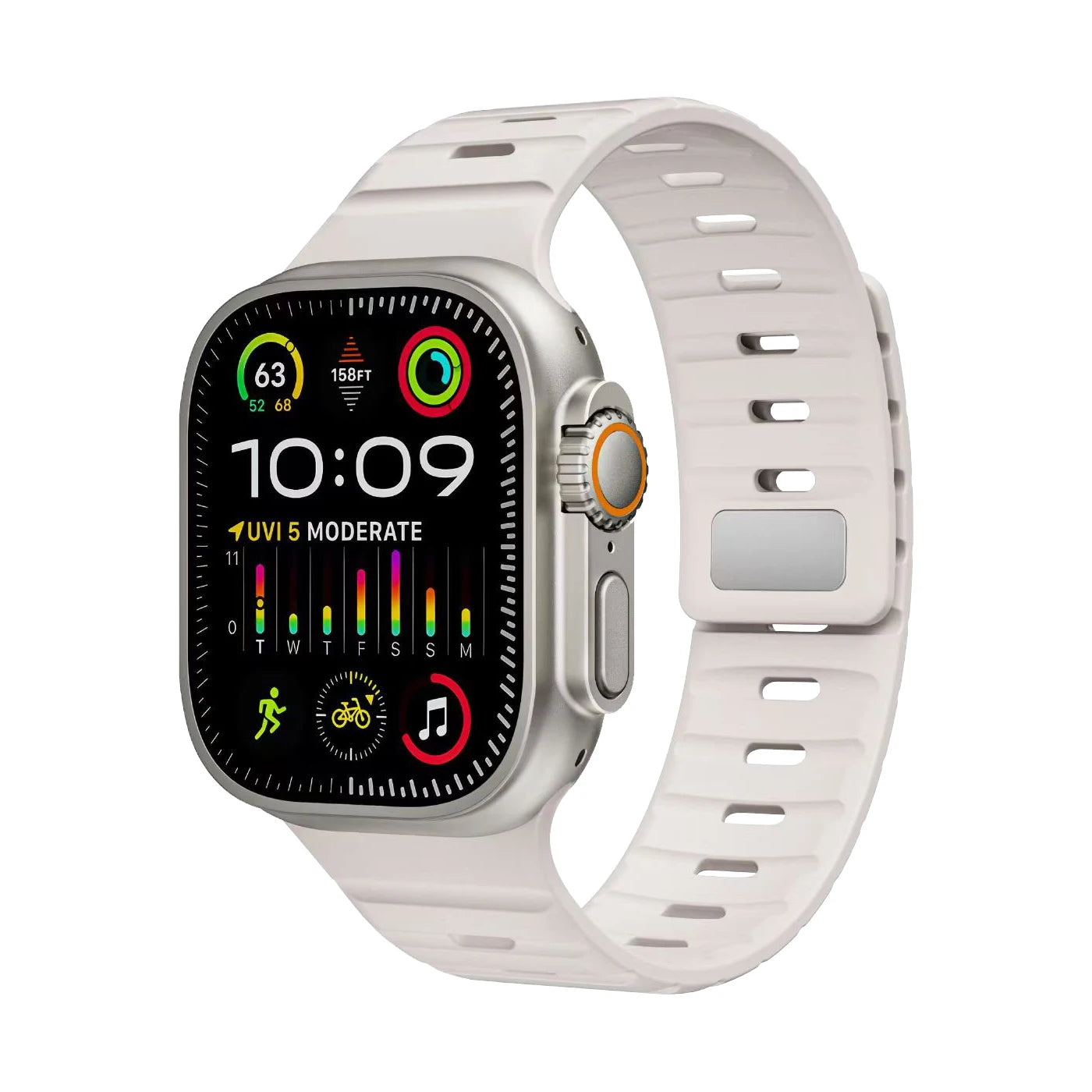 Magnetic Silicone Apple Watch Band