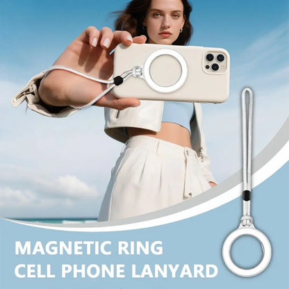 MagSafe Double-Sided Magnetic Phone Lanyard Stand