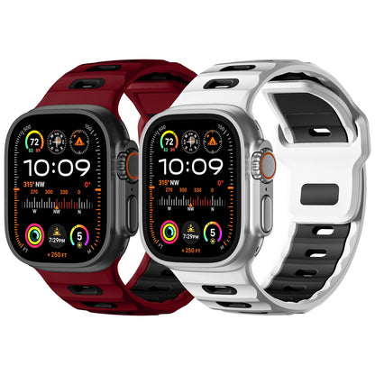 2-Pack Silicone Sport Bands for Apple Watch