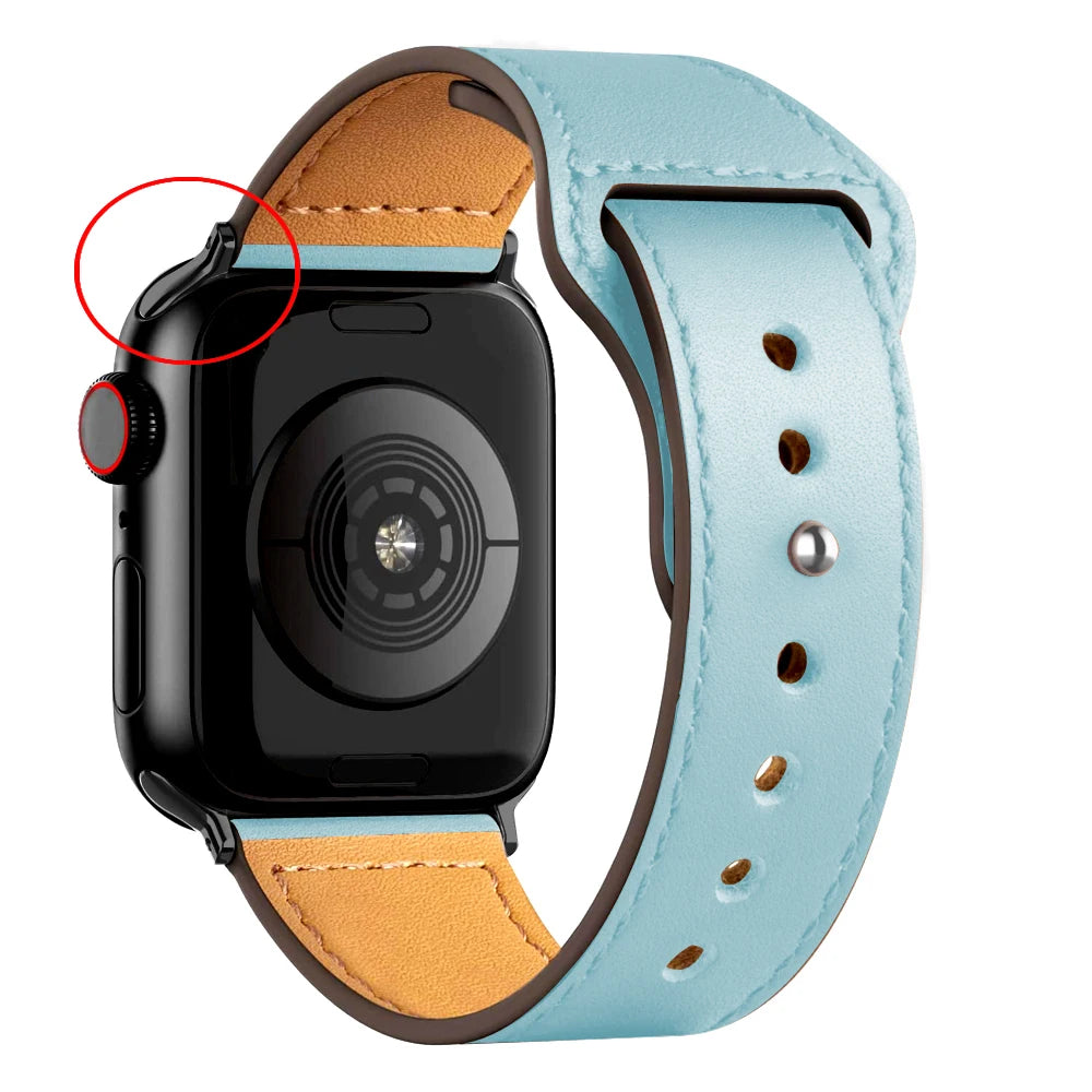 Classic Leather Apple Watch Band
