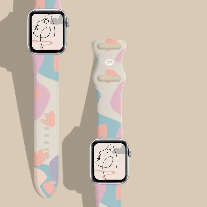 Black Unity Silicone Apple Watch Band