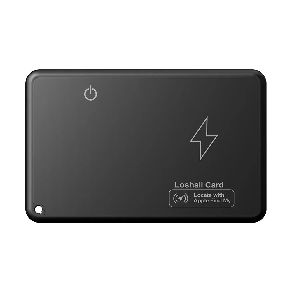 Rechargeable Wallet Tracker Card for Apple Find My