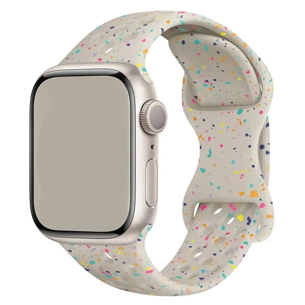 Correa transparente de silicona para Apple Watch