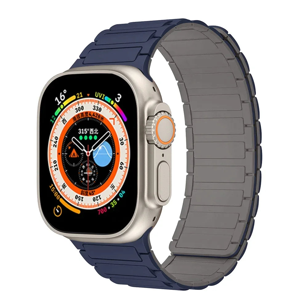 Magnetic Silicone Apple Watch Band