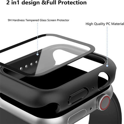 Funda protectora de cristal templado para Apple Watch
