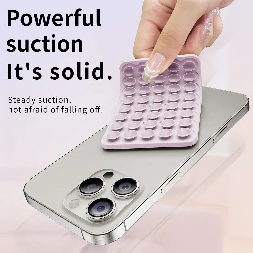 Double-Sided Silicone Suction Phone Pad