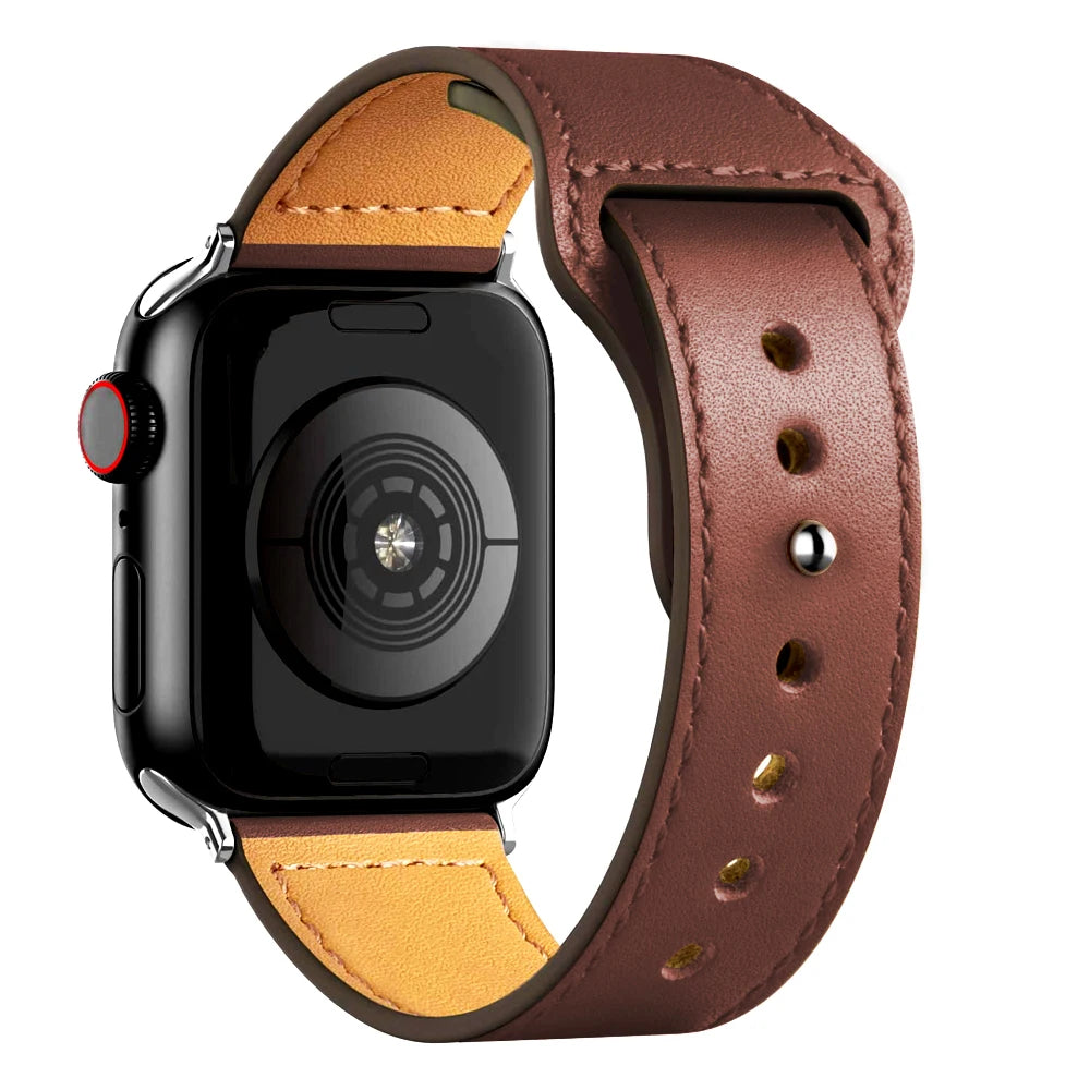Classic Leather Apple Watch Band