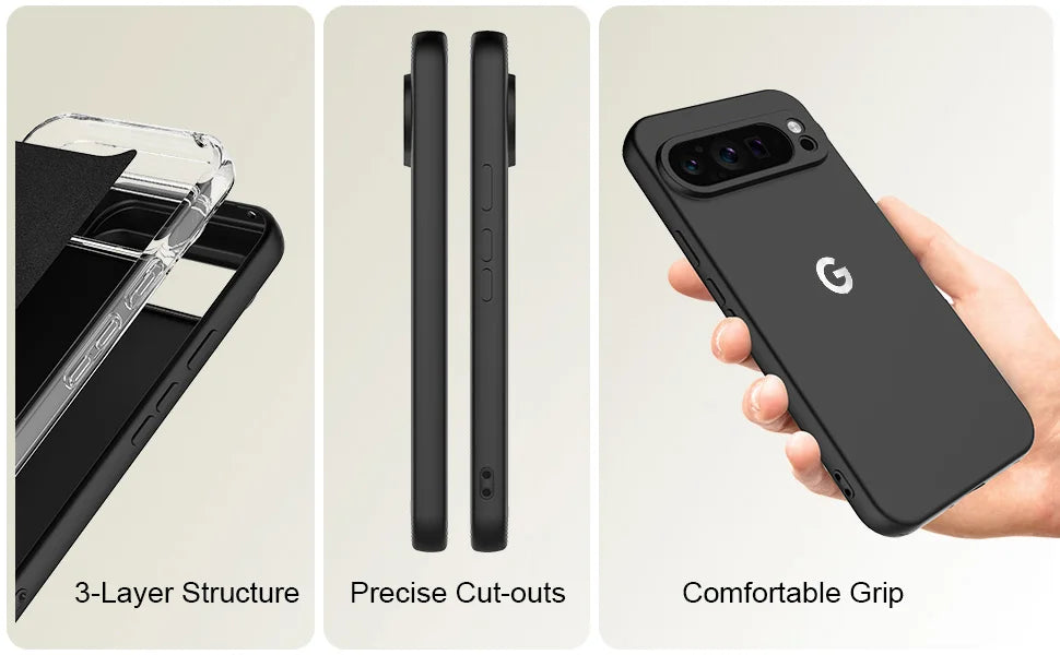 Funda protectora de silicona suave para Google Pixel