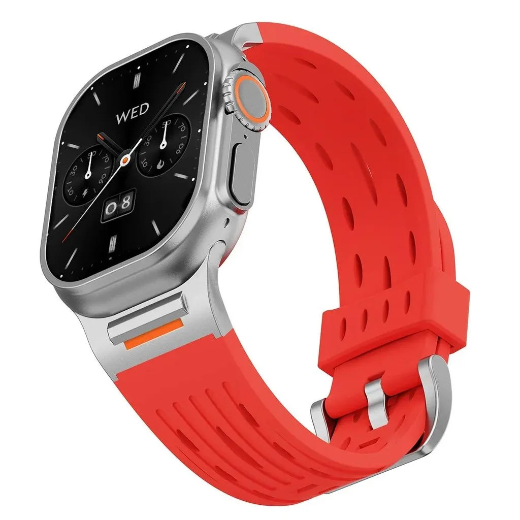 Breathable Sport Silicone Apple Watch Band
