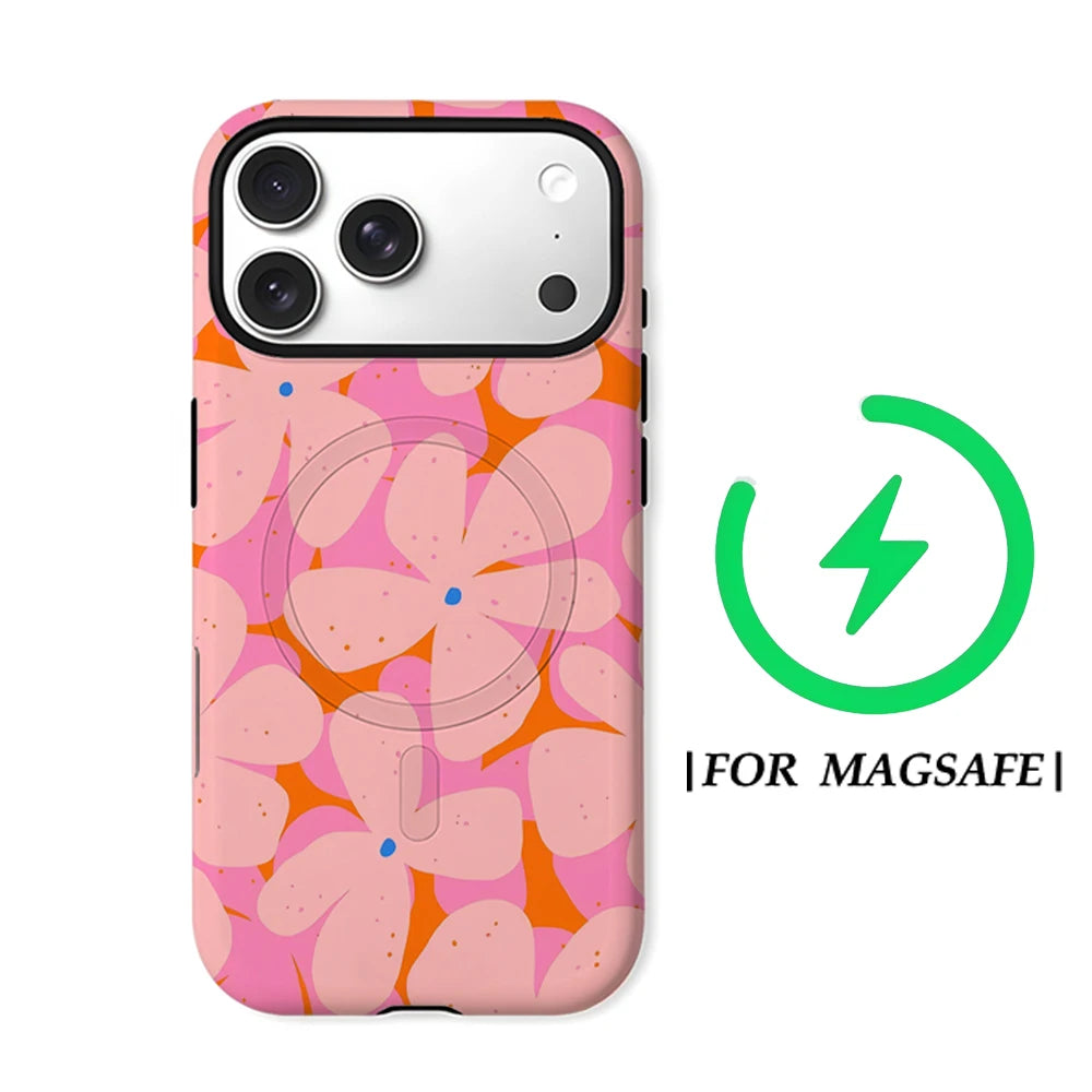 TangerineBloom Mag | Tough Floral Case