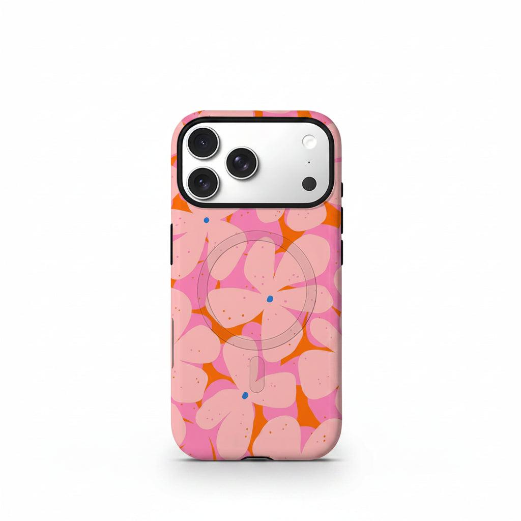 Tangerine Petal MagSafe iPhone Case