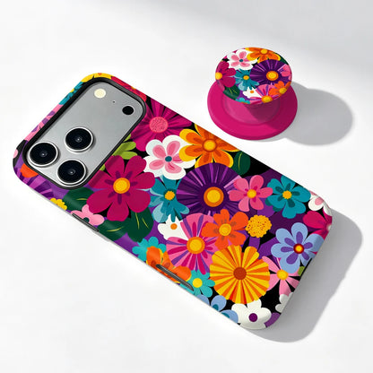 Flower Magnetic iPhone Holder Case
