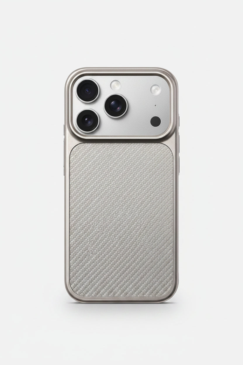 Funda de iPhone MagSafe de fibra de carbono