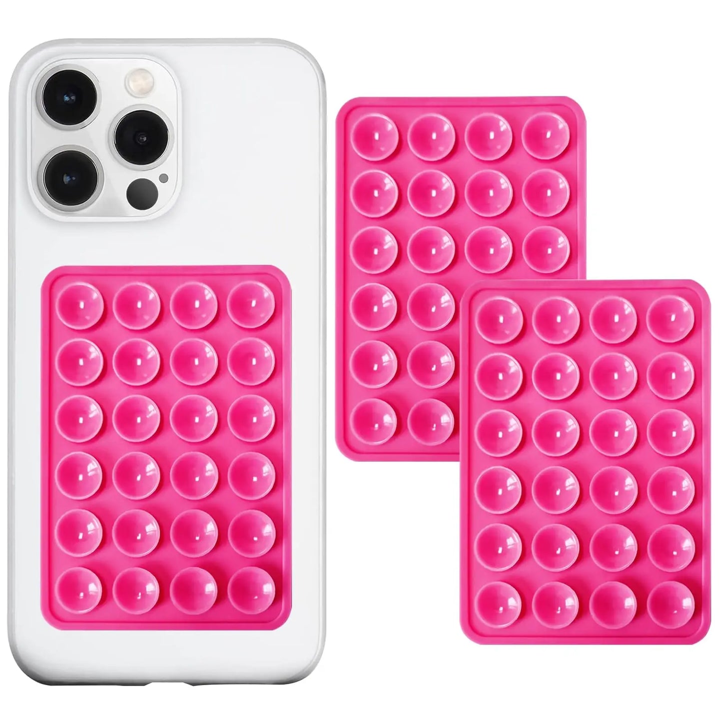 2-Pack Silicone Suction Phone Grip Mount
