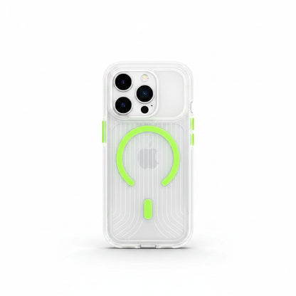 Transparent MagSafe Military Armor iPhone Case
