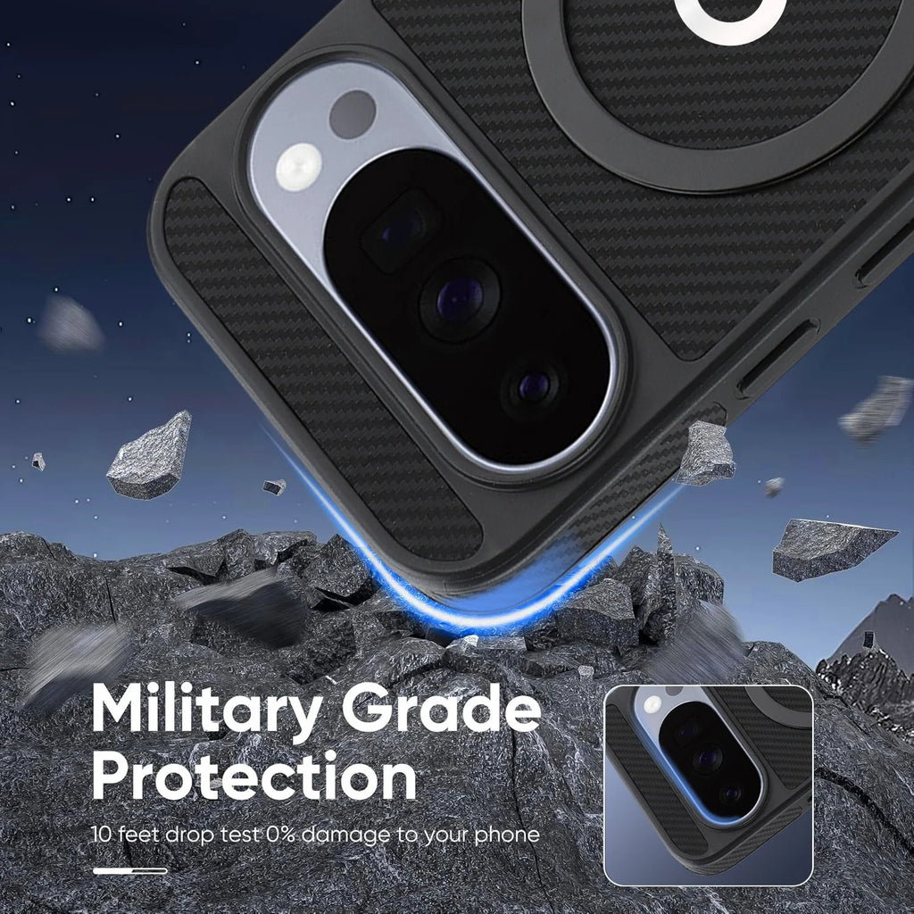 Carbon Elite | Magnetic Leather Case