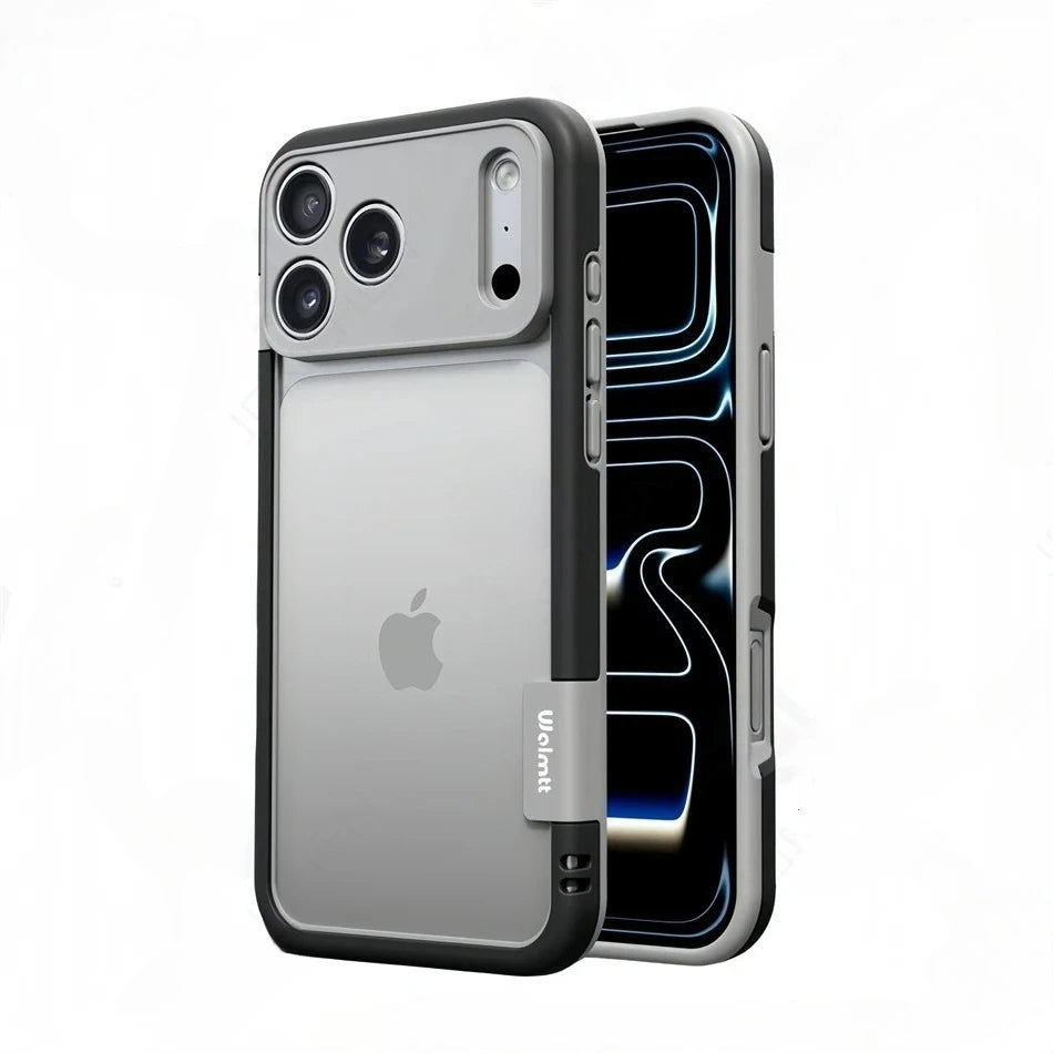 New Silicone Frame Slim Bare-bones Feel Case For iPhone 17 16 15 14 Pro Max Camera Full-pack TPU Bumper Shockproof Protect Cover