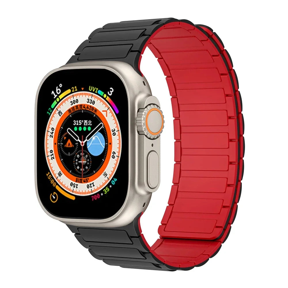Magnetic Silicone Apple Watch Band