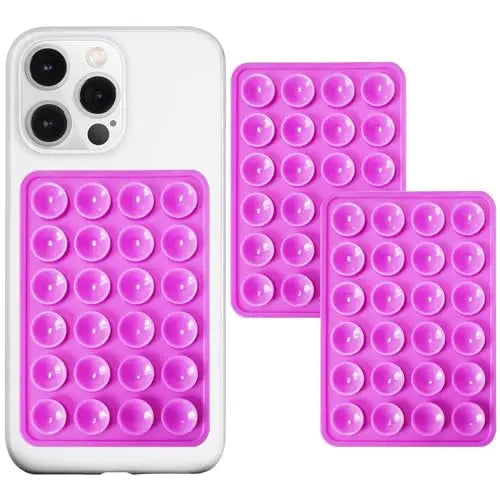 2-Pack Silicone Suction Phone Grip Mount