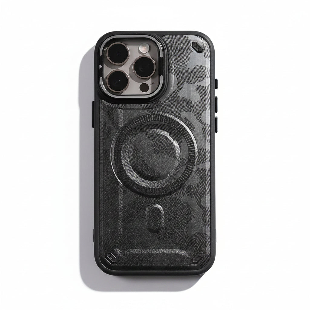 Military-Grade Camouflage MagSafe iPhone Case