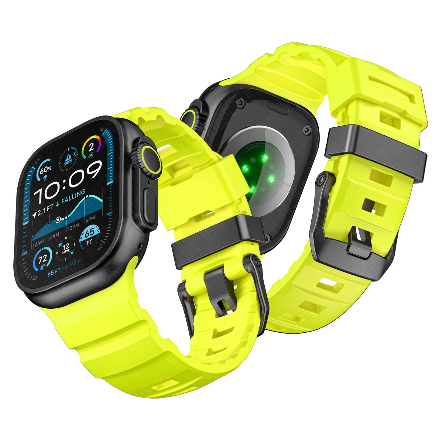 Fluorescent Sport Silicone Apple Watch Band
