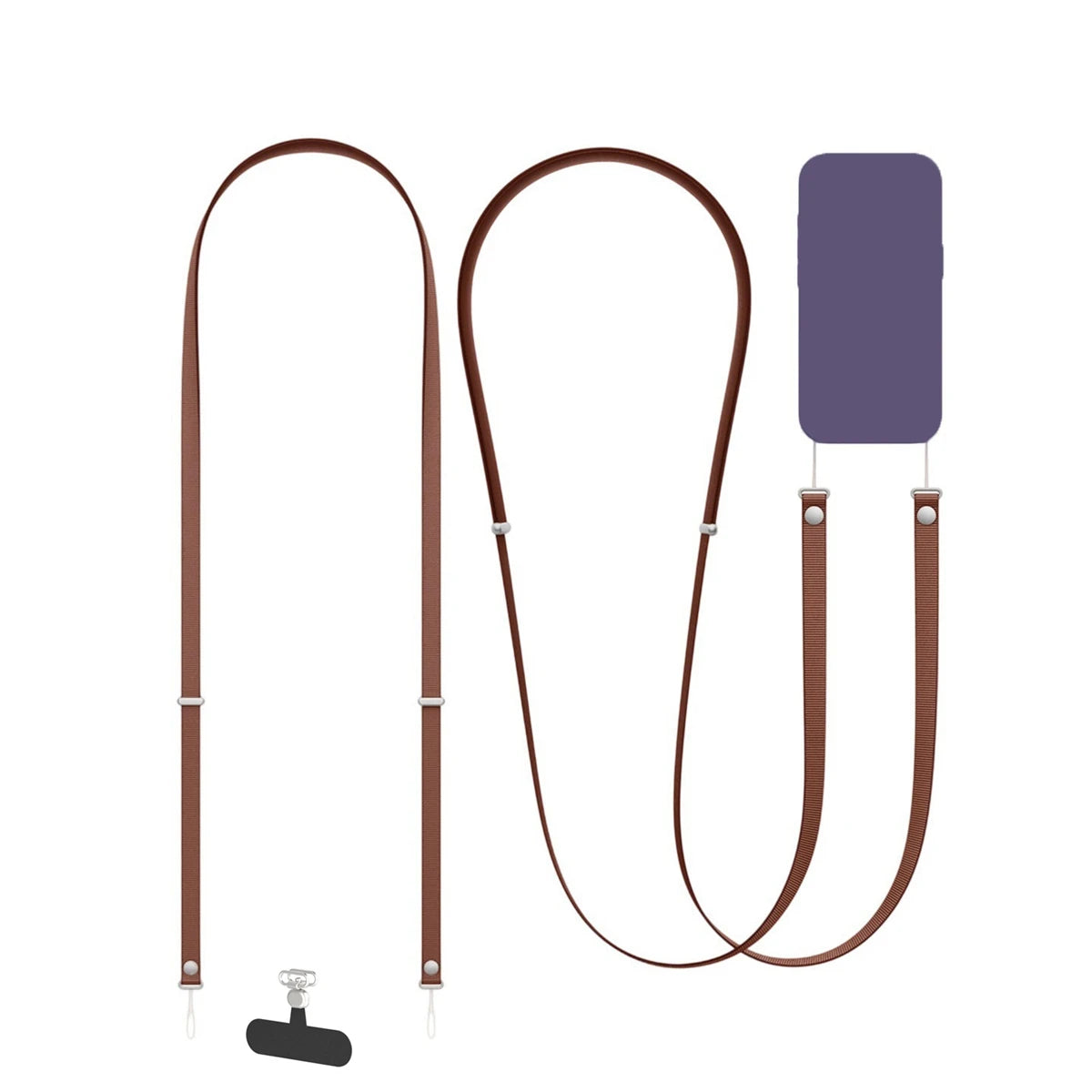 Magnetic Nylon Phone Lanyard Strap