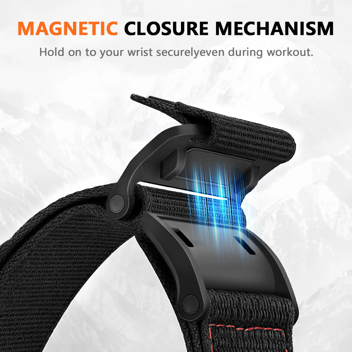 Durable Magnetic Nylon Band for Apple Watch