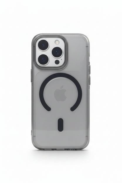 Candy Color Crystal Transparent Magnetic Case For iPhone 16 17 18 Pro Max Shockproof Smooth Clear Camera Button Cover For Magsafe