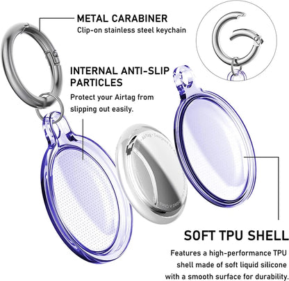 Waterproof AirTag Protective Keychain Case
