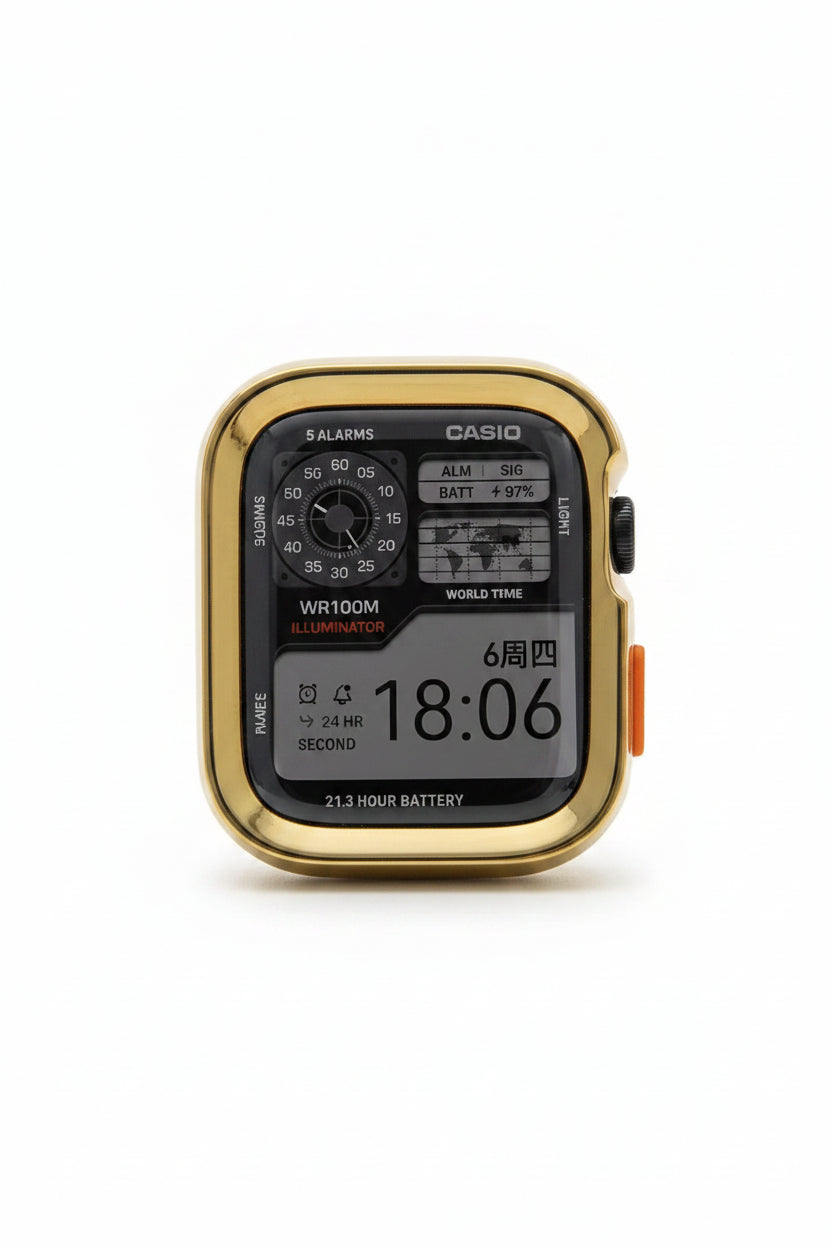 Soft Silicone Apple Watch Bumper Case
