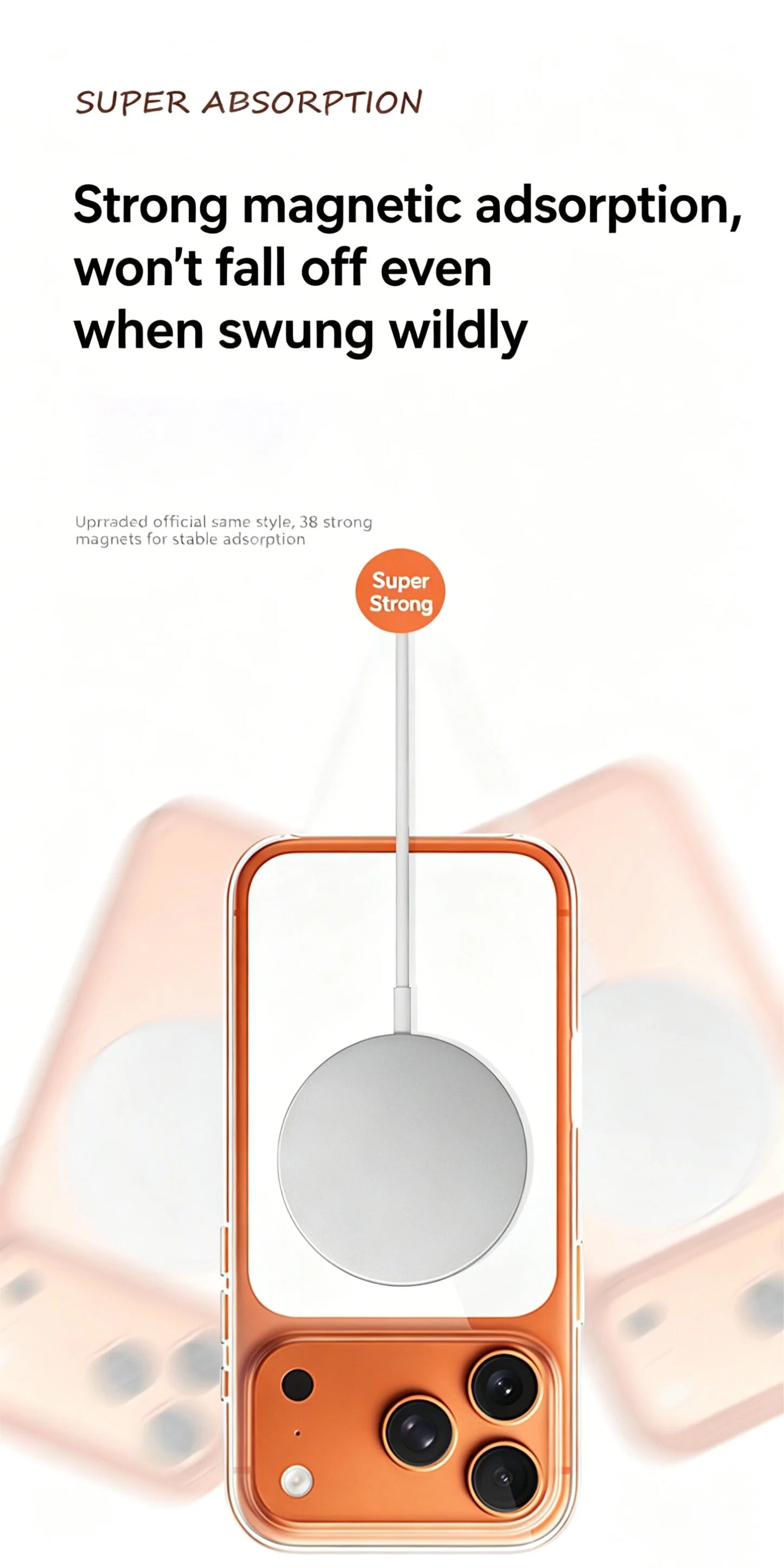 MagSafe Clear Shockproof iPhone 17 Pro Max Case