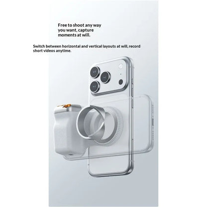 Magnetic DSLR Style Phone Camera Grip