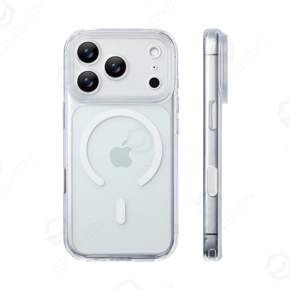 Business Matte Clear MagSafe iPhone Case