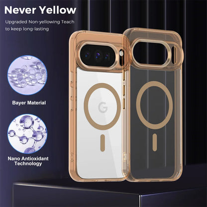 Funda Magnética Transparente de Lujo para Google Pixel