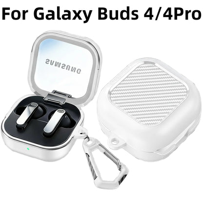 Carbon Fiber Protective Case for Galaxy Buds