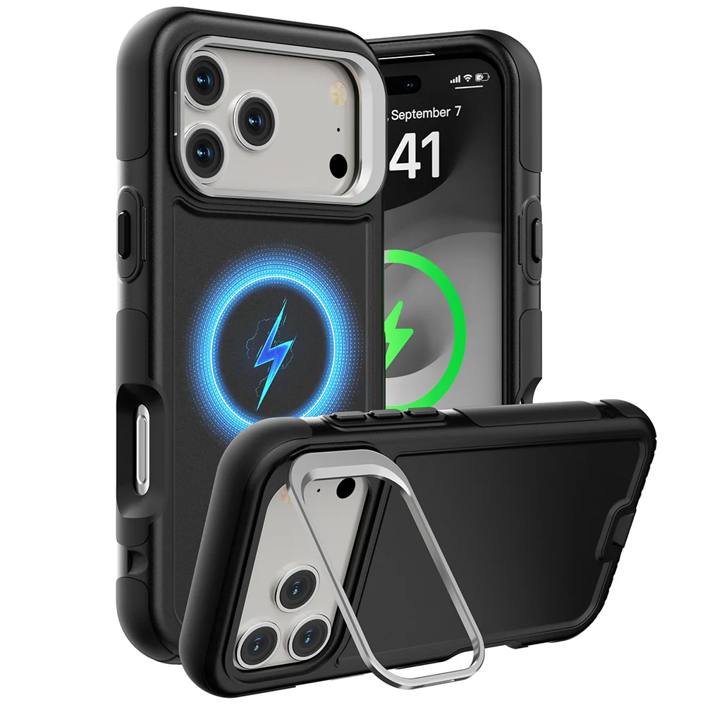 Heavy Duty MagSafe Metal Ring iPhone Case