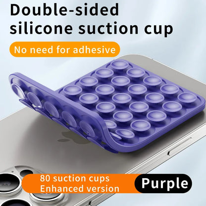 Double-Sided Silicone Suction Phone Pad