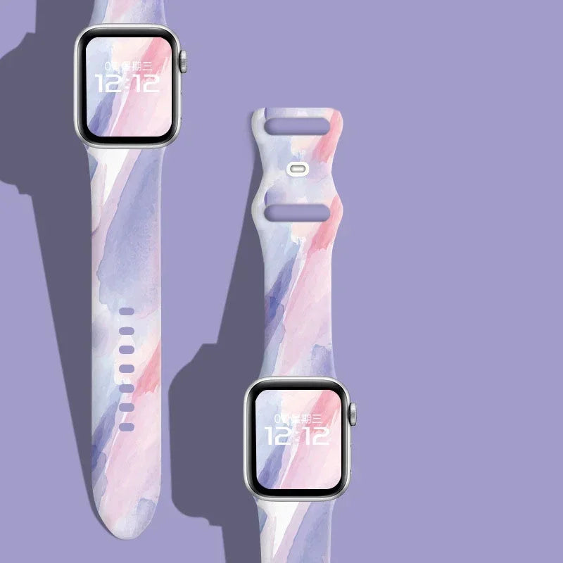 Black Unity Silicone Apple Watch Band