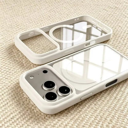 Funda de acrílico transparente para iPhone con MagSafe