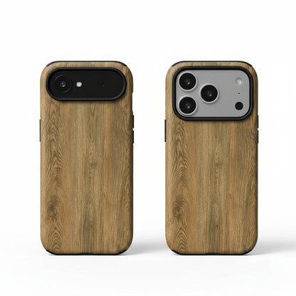 Wood Grain 2-in-1 iPhone Case