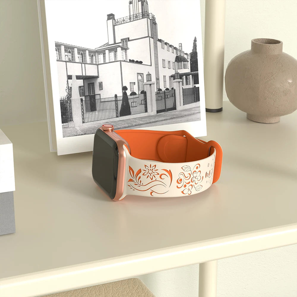FloraFlex | Engraved Silicone Band